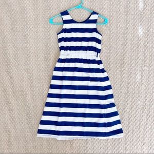 GYMBOREE Royal Blue & White Maxi Tank Dress